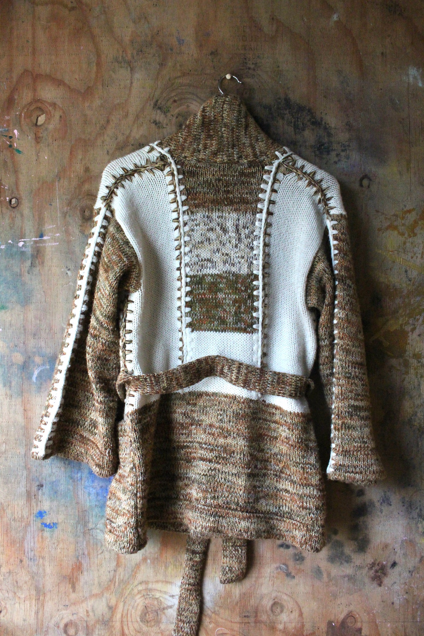 Small/MediumLarge- Vintage Knitted Sweater Cardigan