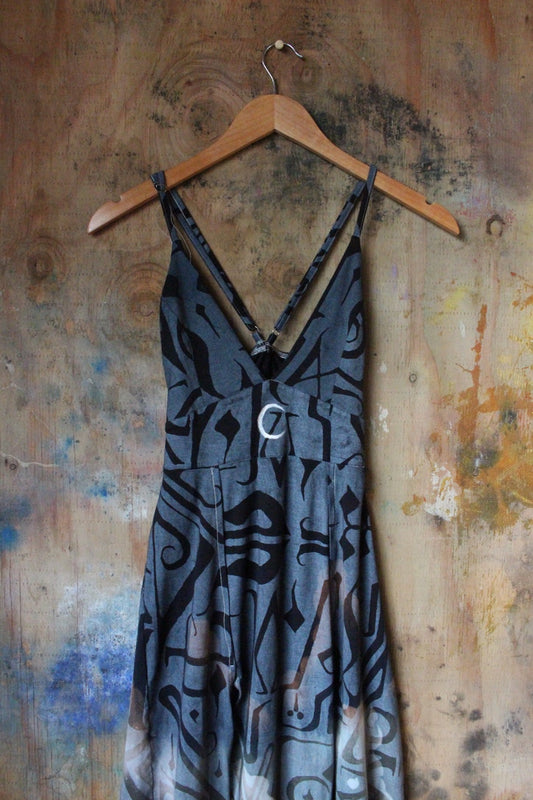 Small - Darkoski x Zhinh Collaboration - Moon/ Clouds-Bamboo Cotton 2 SLits