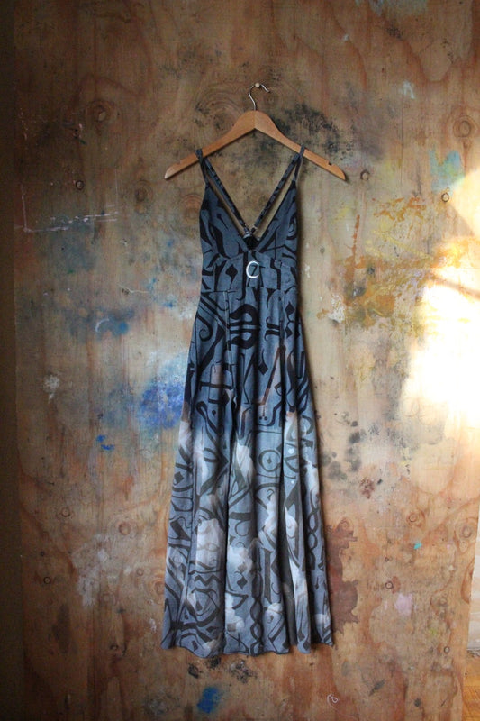 Small - Darkoski x Zhinh Collaboration - Moon/ Clouds-Bamboo Cotton 2 SLits