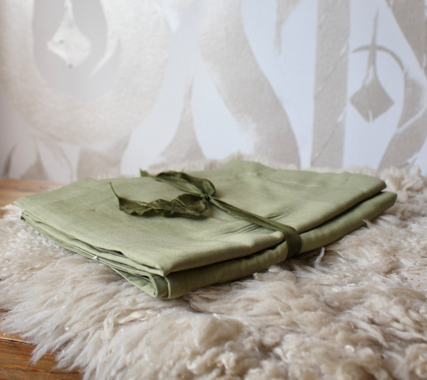 New! Organic Aloe Vera Fabric- Pillow Case Set of 2 Cases  - Organic - US Standard Size -