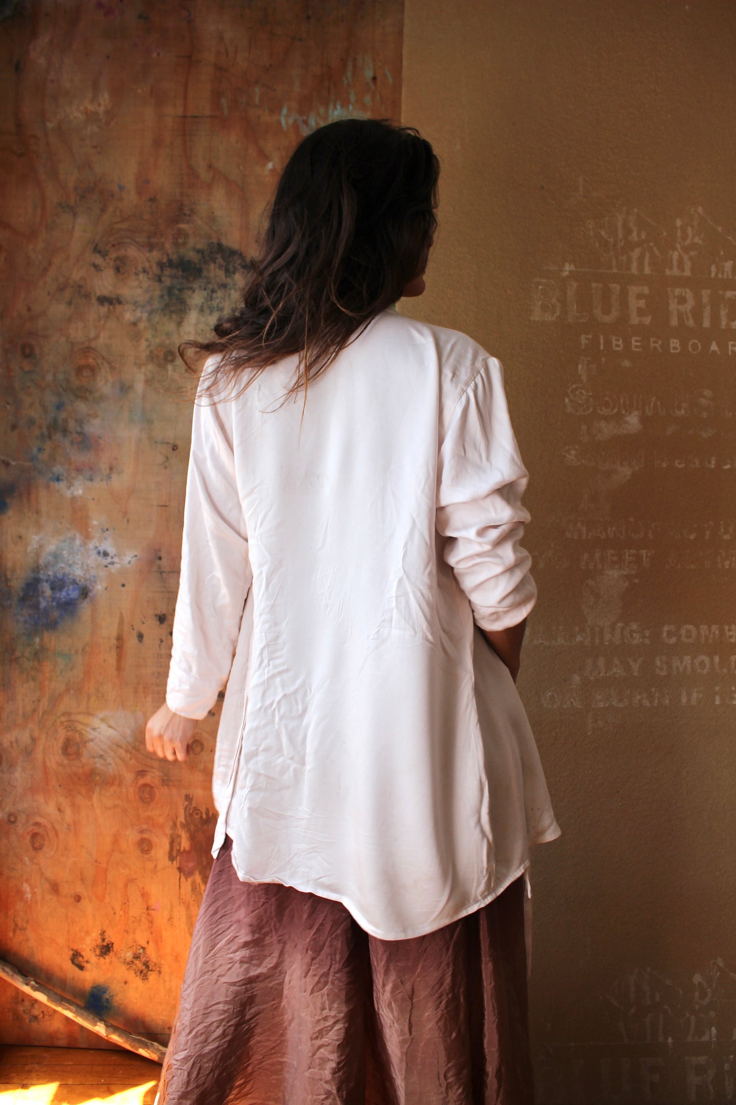 MTO UNDYED/WHITE Wrap Top/Cover Up S/M-M/L- Made to order -Choose your Plant Medicine Fabric