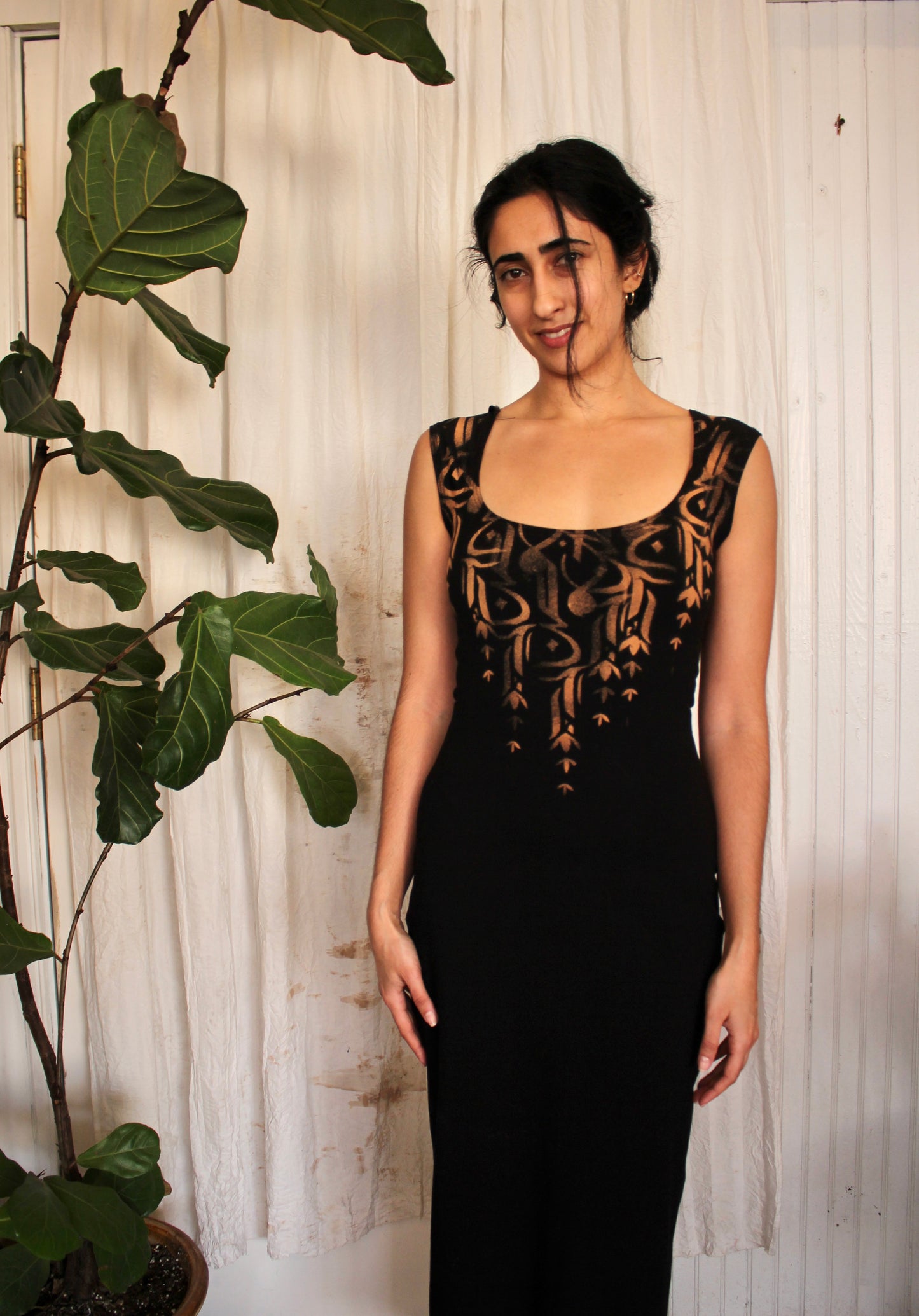 Small - Codes from the Divine Universe - Black Dress- Not embroidered