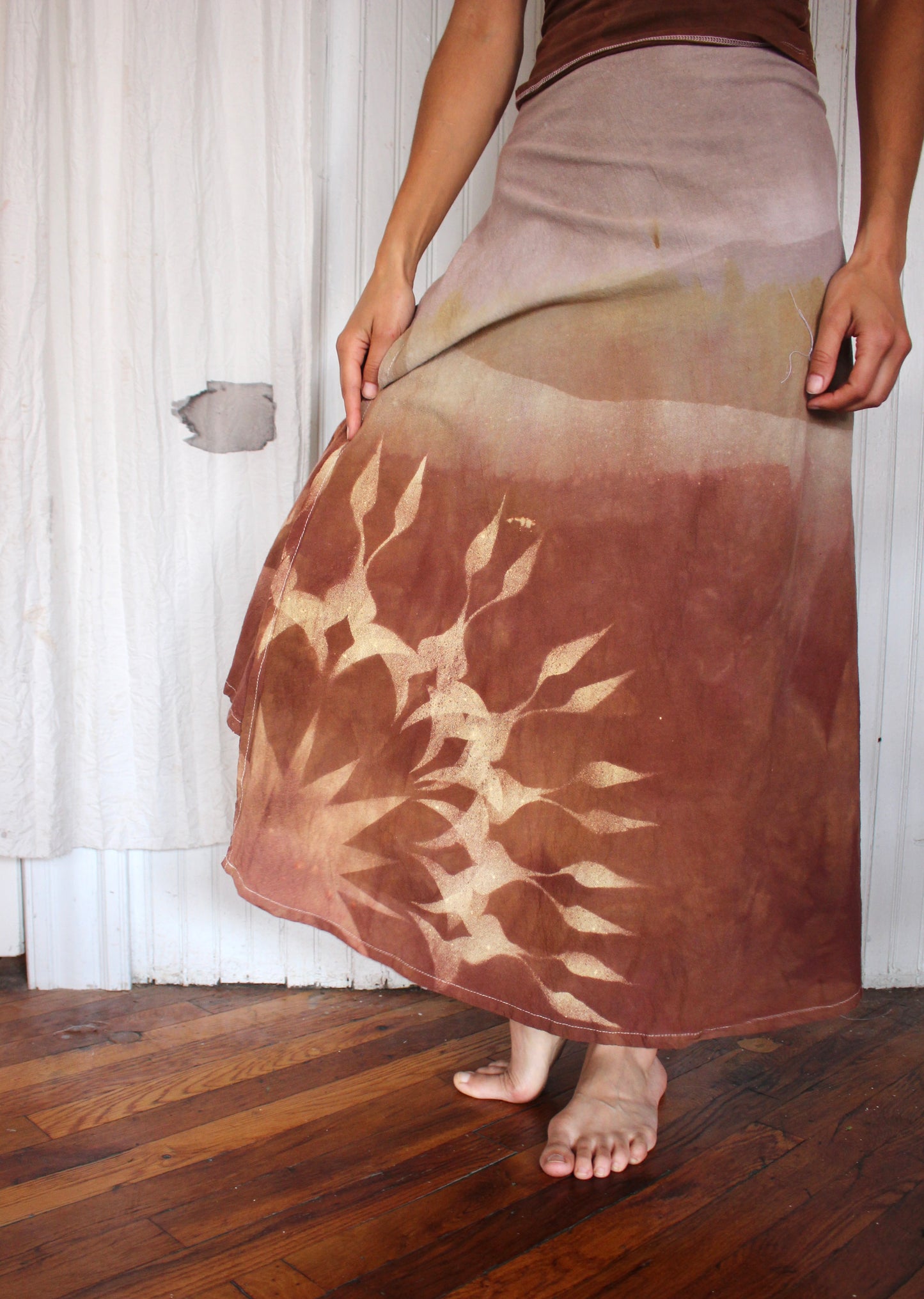 M/L - Blush Luna Mandala Wrap Skirt