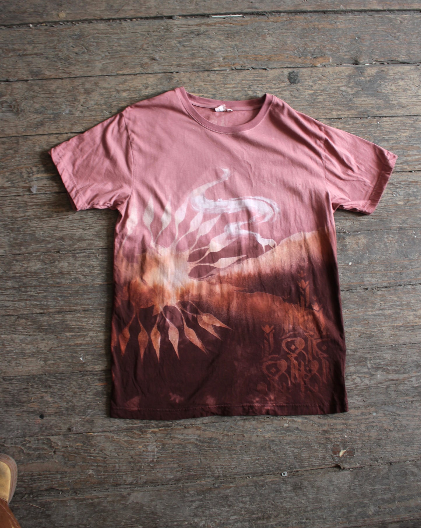 MEDIUM- Pink Howl Whispers from YOU-niverse- Unisex Fair Trade 100% Cotton T-Shirt