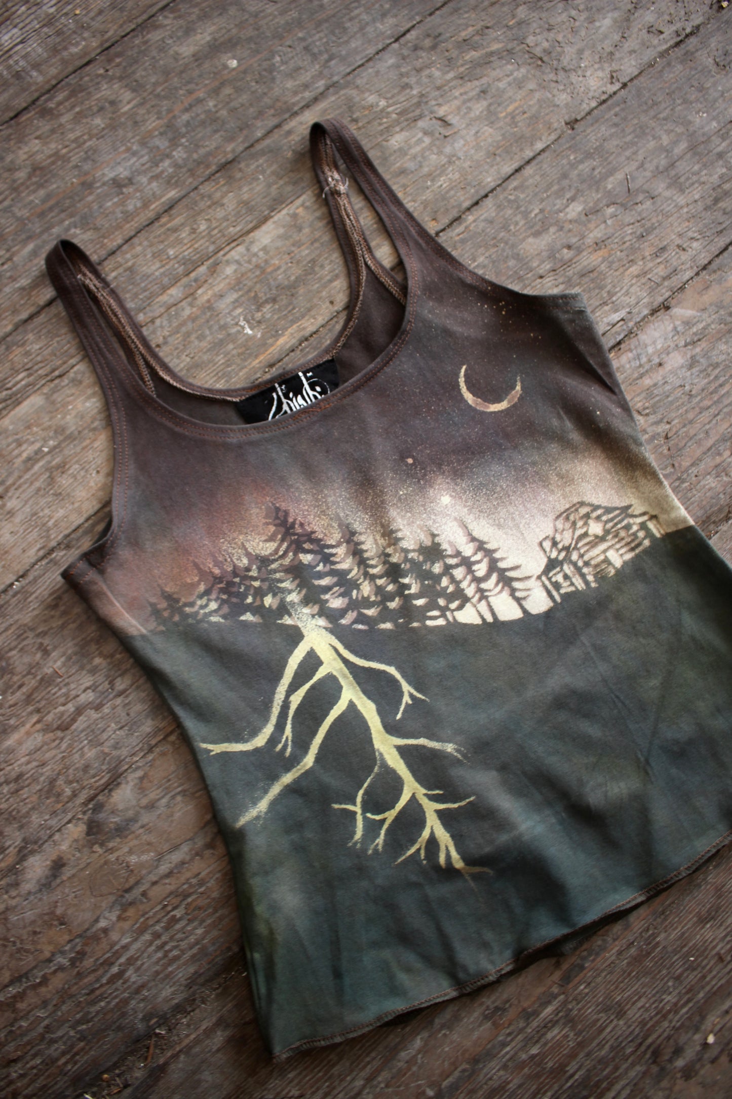 Medium- Cabin in the Woods Old Zhinh Tank Top- Limited edition