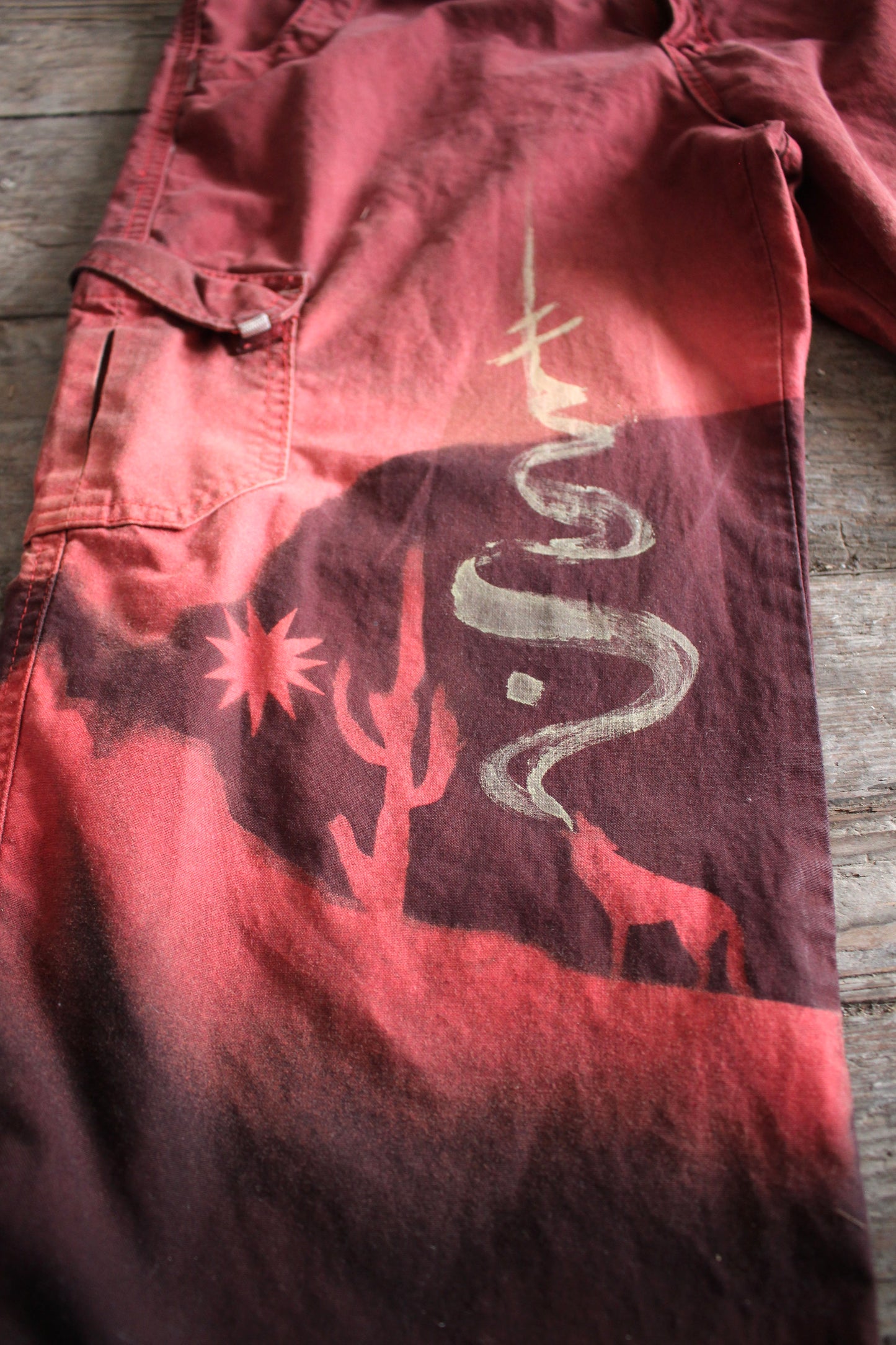 XS Union Bay Capri Pants - Upcycled - Desert Howl