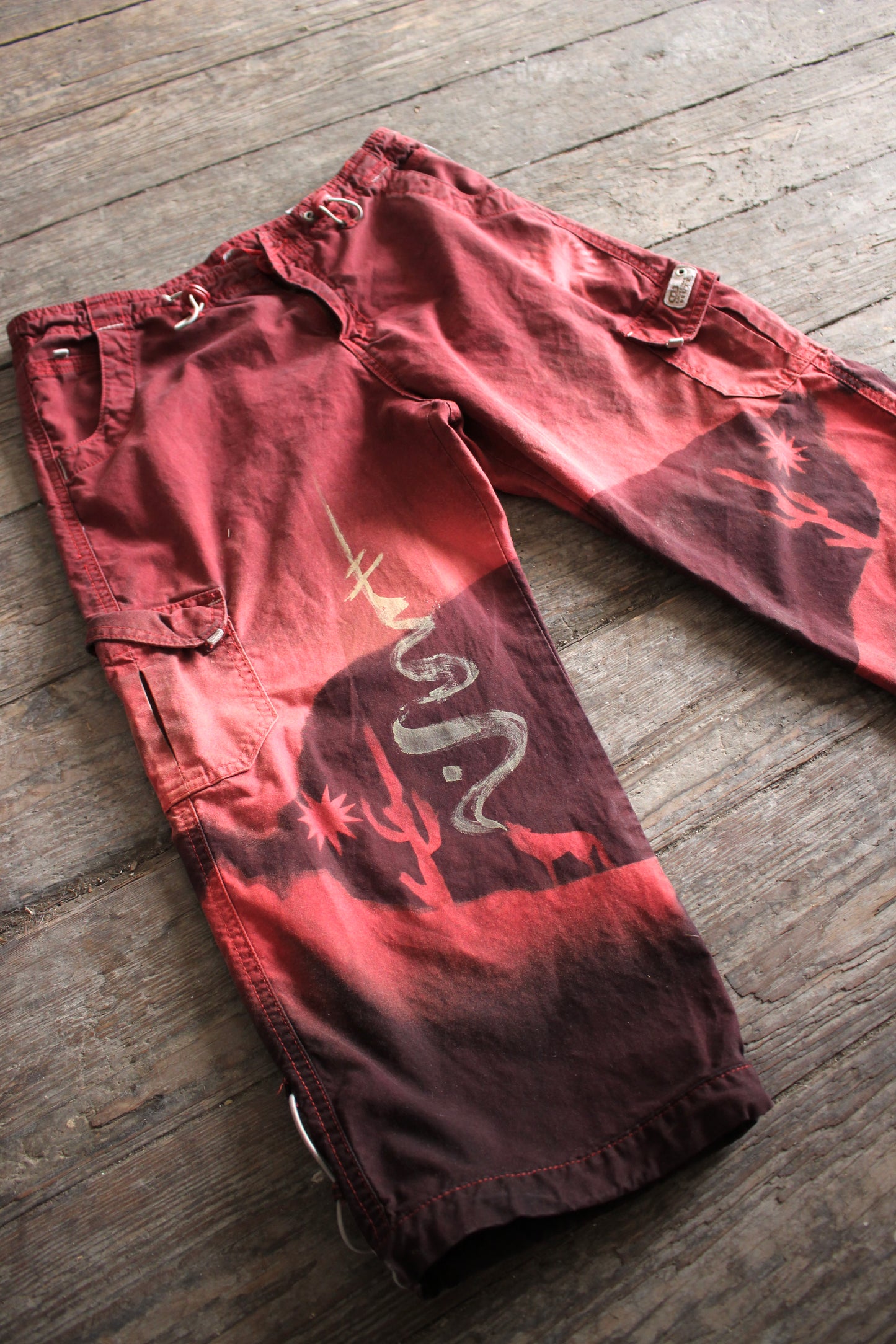 XS Union Bay Capri Pants - Upcycled - Desert Howl