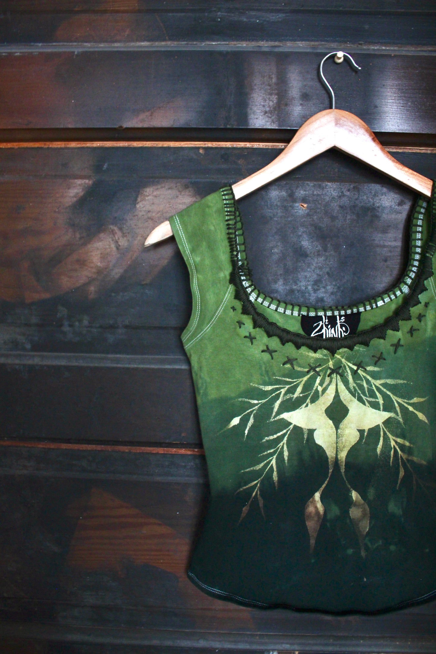 SMALL Full Length - Green LUNA Basket top